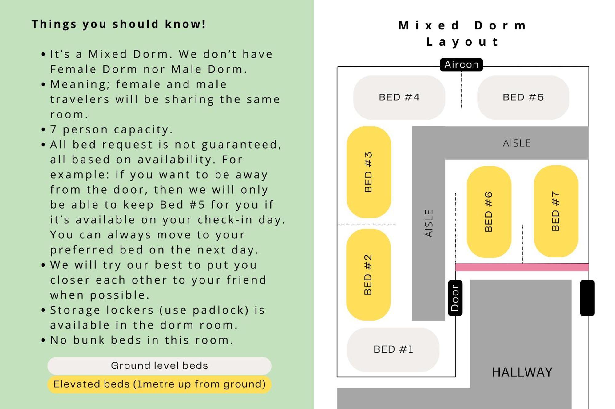 Single Bed Mixed Dormitory Room,1499145973:JPEG